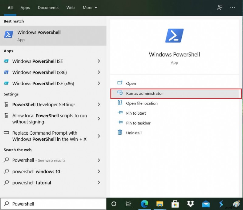 Windows 10 で昇格した Windows PowerShell を開く 7 つの方法