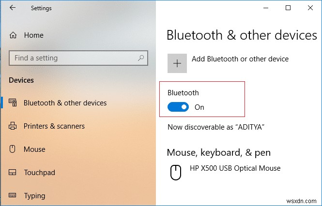 Windows 10でBluetoothをオフにできない問題を修正 