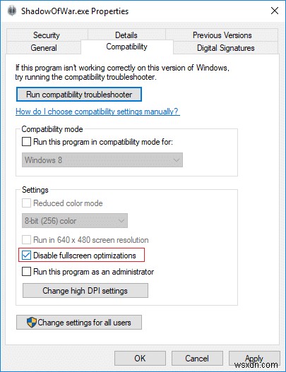 Windows 10 でフルスクリーン最適化を無効にする方法 