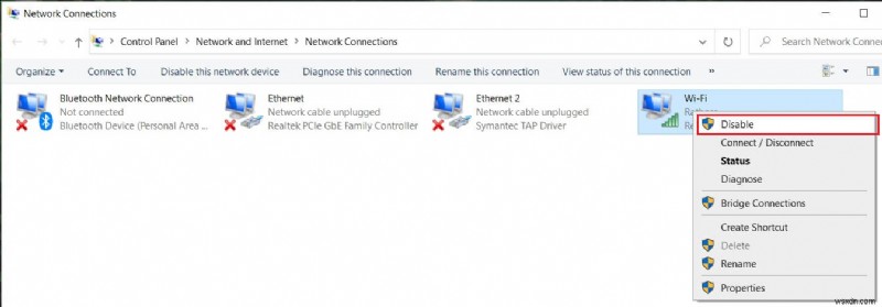 Windows 10でのIPv6接続のインターネットアクセスなしの修正 