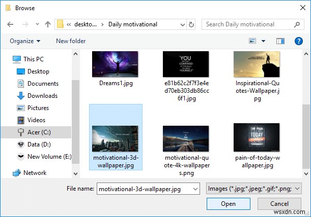 Windows 10 でフォルダーの画像を変更する方法 