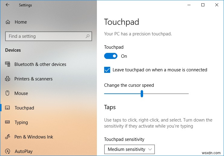 Windows 10でHPタッチパッドが機能しない問題を修正 