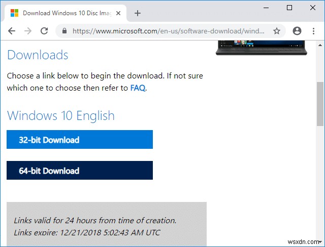 Media Creation Toolなしで公式のWindows 10 ISOをダウンロードする 