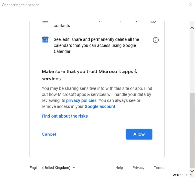 Windows 10 で Cortana を Gmail アカウントに接続する方法 