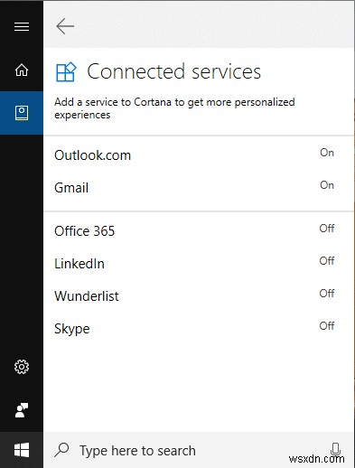 Windows 10 で Cortana を Gmail アカウントに接続する方法 