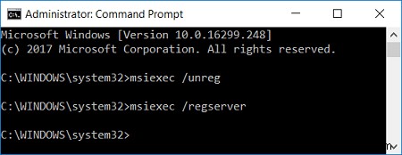 Microsoft Visual C++ 2015 再頒布可能セットアップがエラー 0x80240017 で失敗する問題を修正 