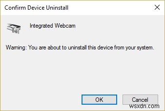 Windows 10で統合Webカメラが機能しない問題を修正 