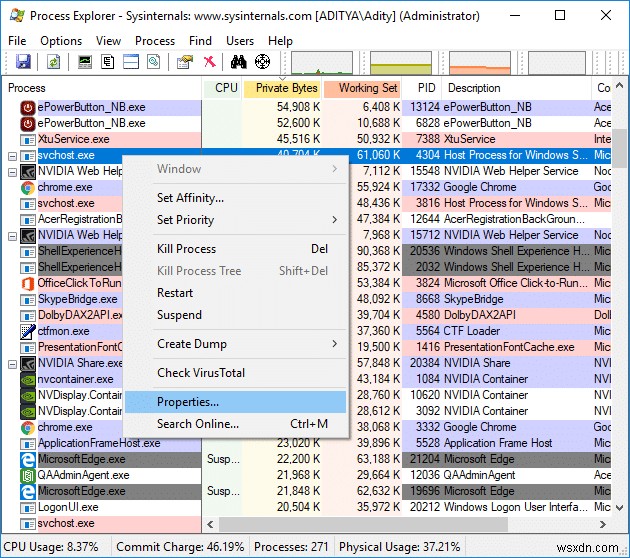 サービス ホストの修正:ローカル システム (svchost.exe) の CPU とディスクの使用率が高い 