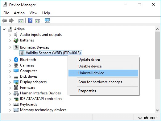 このデバイスの Windows 10 で Windows Hello を使用できない問題を修正