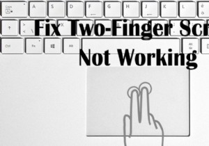 【Windows 10】タッチパッドの2本指スクロールができないときの対処法
