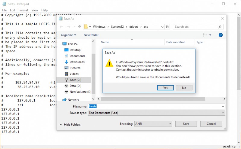 Windows 10 でホスト ファイルを編集する方法 [ガイド]
