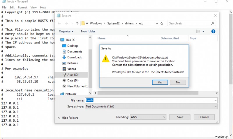 Windows 10 でホスト ファイルを編集する方法 [ガイド]
