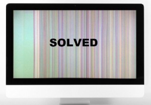 モニター画面のちらつきの問題を修正する方法 