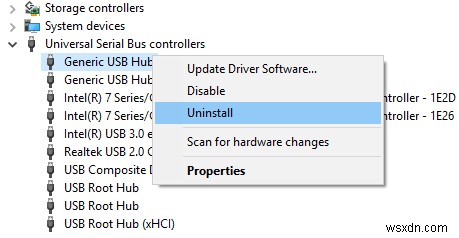 ユニバーサル シリアル バス (USB) コントローラー ドライバーの問題を修正します。 