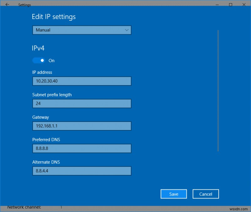 Windows 10 で IP アドレスを変更する方法 