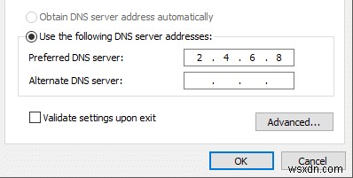 Windows 10 で IP アドレスを変更する方法 