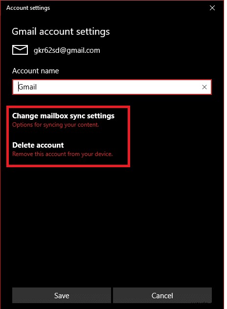 Windows 10 で Gmail をセットアップする方法 