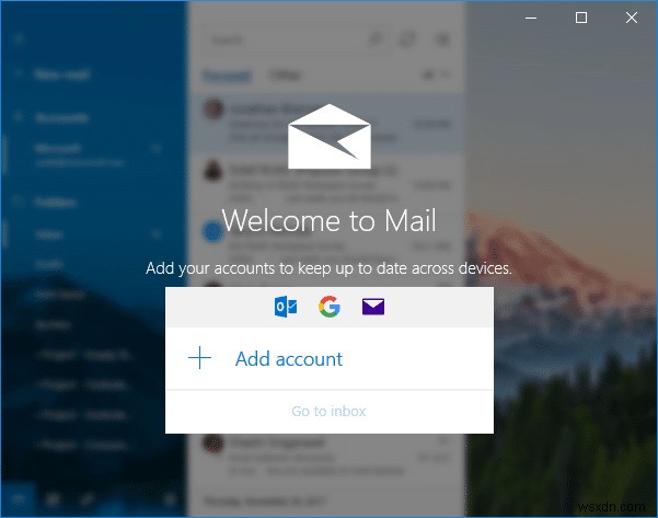 Windows 10 で Gmail をセットアップする方法 