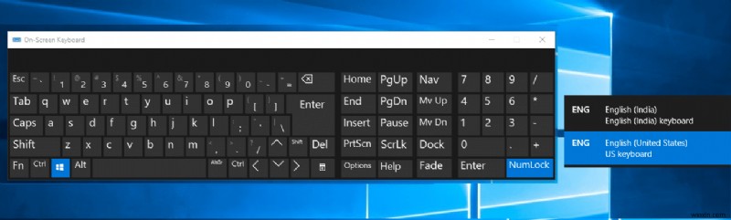 Windows 10 でキーボード レイアウトを変更する方法 