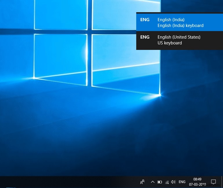 Windows 10 でキーボード レイアウトを変更する方法 