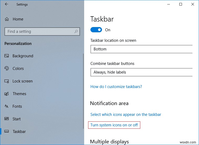 Windows タスクバーの音量アイコンを元に戻すには? 