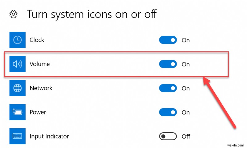 Windows タスクバーの音量アイコンを元に戻すには? 