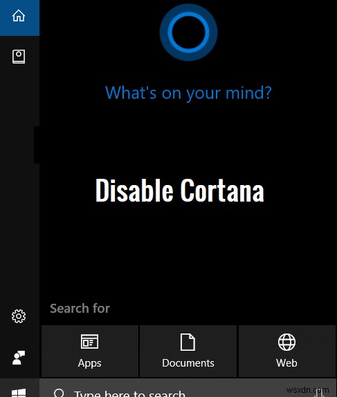 Windows 10 で Cortana を完全に無効にする 