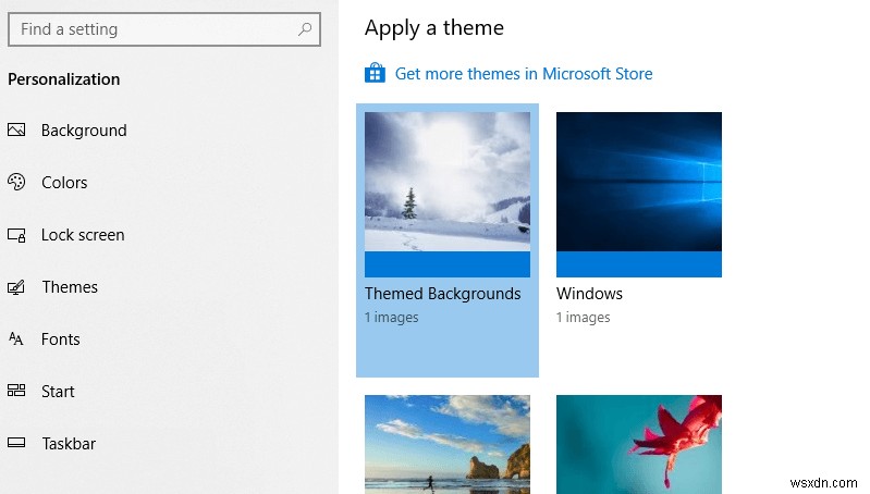 Windows 10 でテーマ、ロック画面、壁紙を変更する方法