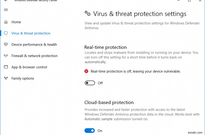 Windows 10 で Windows Defender を永久に無効にする 