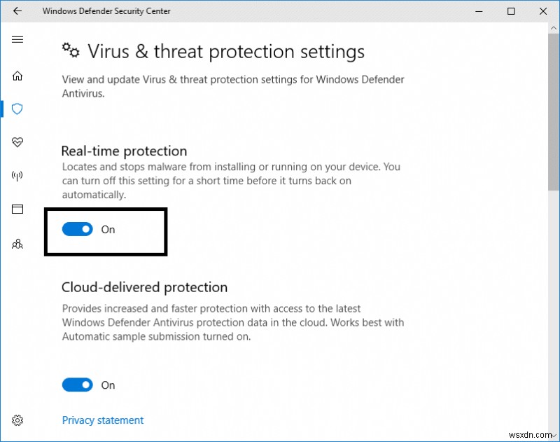 Windows 10 で Windows Defender を永久に無効にする 