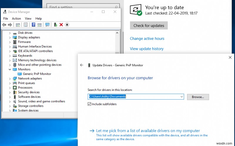 Windows 10 でデバイス ドライバを更新する方法