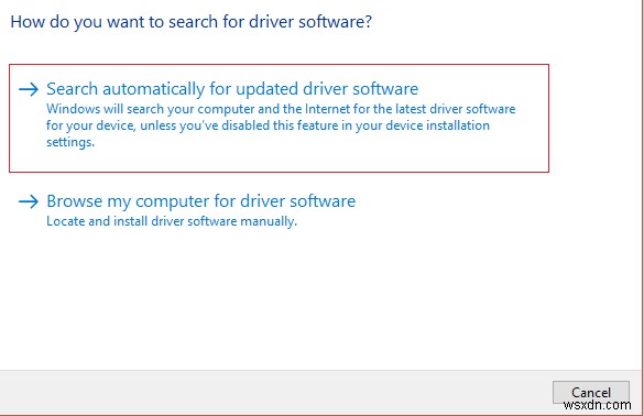 Windows 10 でデバイス ドライバを更新する方法