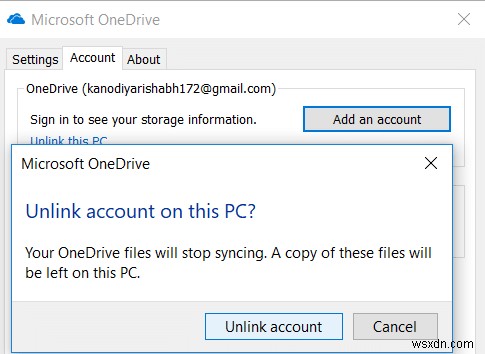 Windows 10 PC で OneDrive を無効にする 