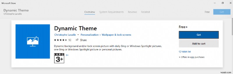 Windows 10 で毎日の Bing 画像を壁紙として設定する