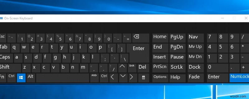 Windows 10 のヒント:オンスクリーン キーボードを有効または無効にする 