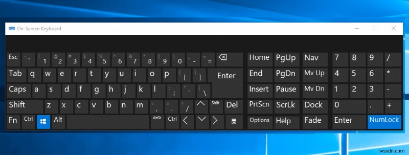 Windows 10 のヒント:オンスクリーン キーボードを有効または無効にする 