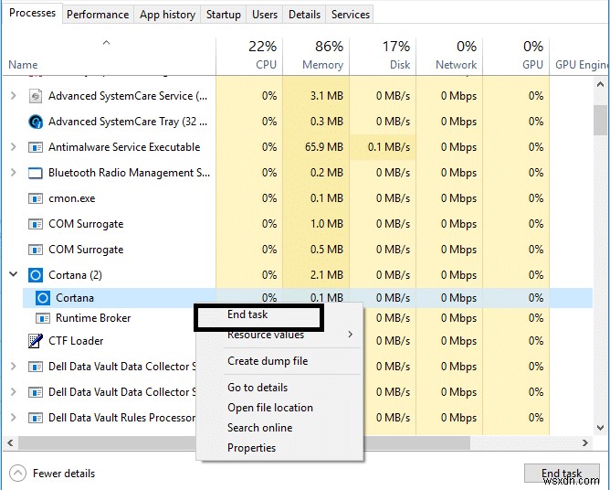 Windows 10でタスクバー検索が機能しない問題を修正 