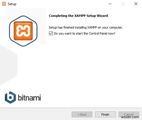 Windows 10 に XAMPP をインストールして構成する