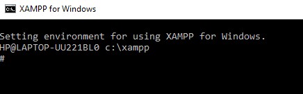 Windows 10 に XAMPP をインストールして構成する