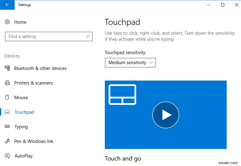 Windows 10 でマウスが接続されている場合はタッチパッドを無効にする