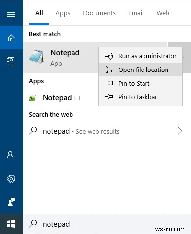 Windows 10 の NOTEPAD はどこにありますか?開く 6 つの方法