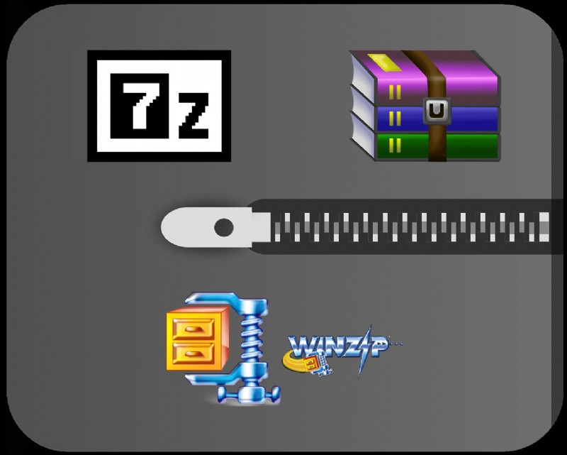 7-Zip vs WinZip vs WinRAR (最高のファイル圧縮ツール)