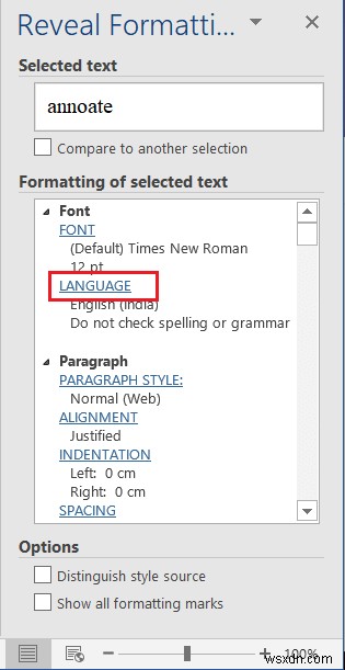 Microsoft Word でスペル チェックが機能しない問題を修正 