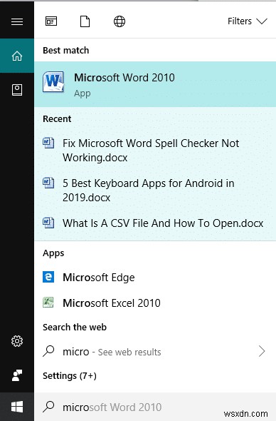 Microsoft Word でスペル チェックが機能しない問題を修正 