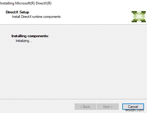 Windows 10 に DirectX をダウンロードしてインストールする