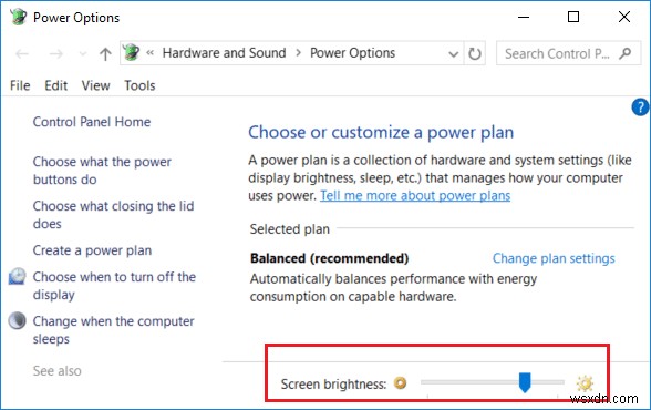 Windows 10 で画面の明るさを変更する方法