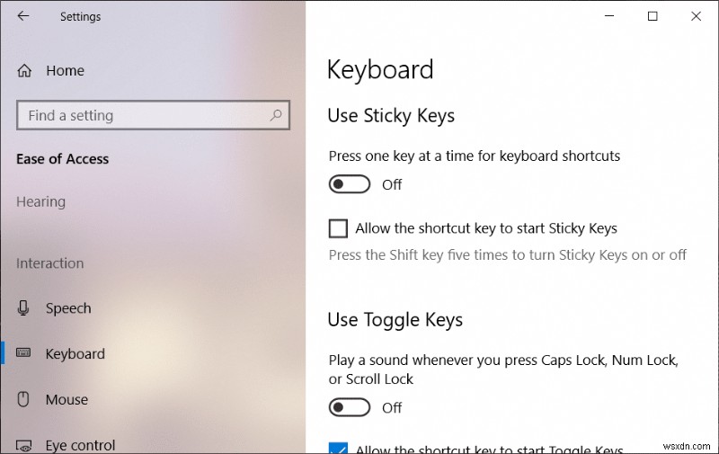 Windows 10 でスティッキー キーをオフにする 3 つの方法 