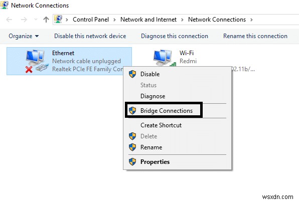 Windows 10 で不明なネットワークを修正する 