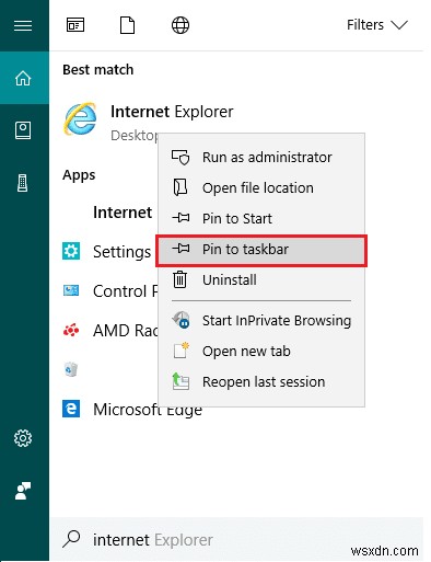 Windows 10 に Internet Explorer をインストールする方法 