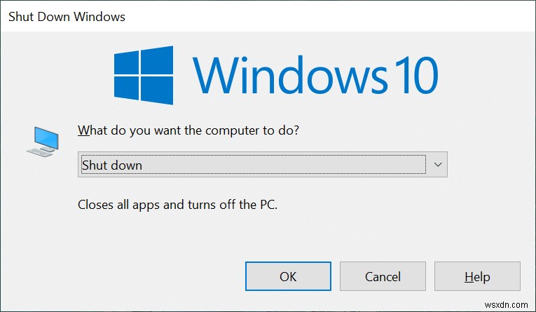 キーボード ショートカットを使用して Windows をシャットダウンまたはロックする